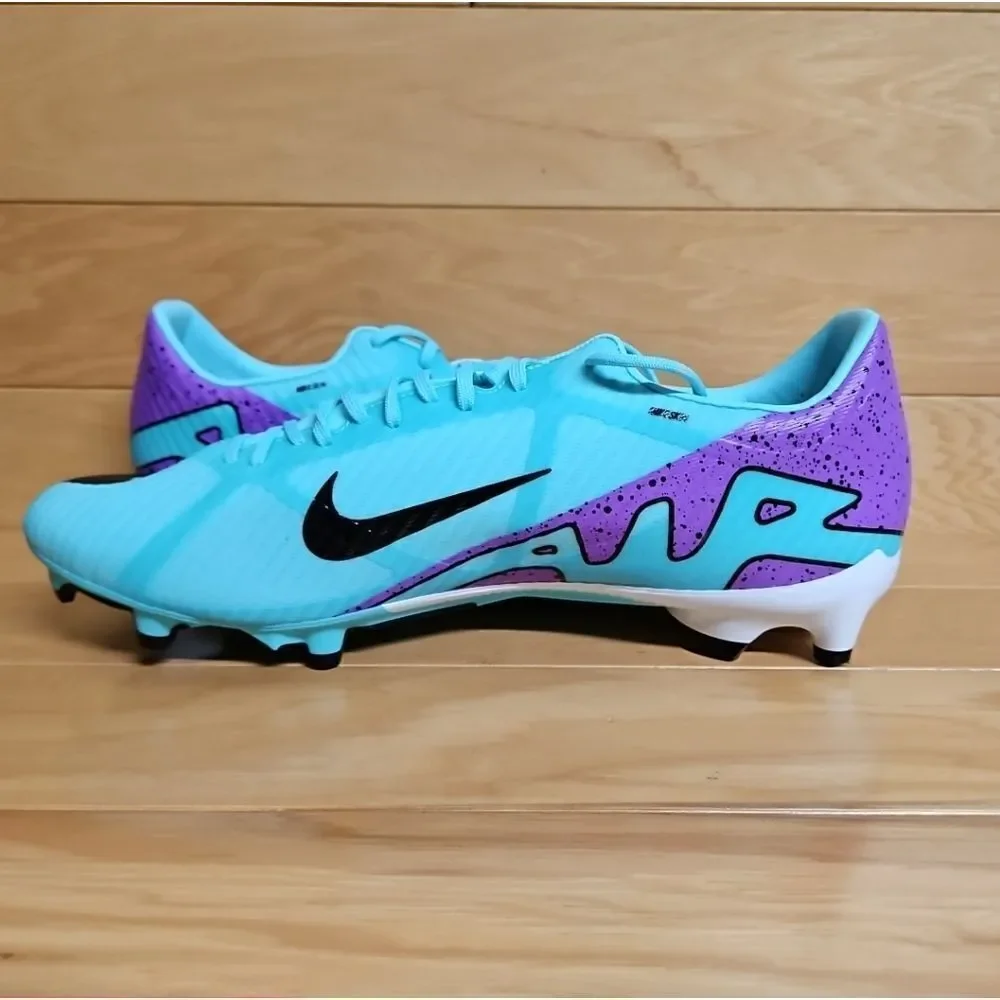 Nike Zoom Vapor 15 Academy Mens Size 10 DJ5631-300 FG/MG Turquoise Soccer Cleats